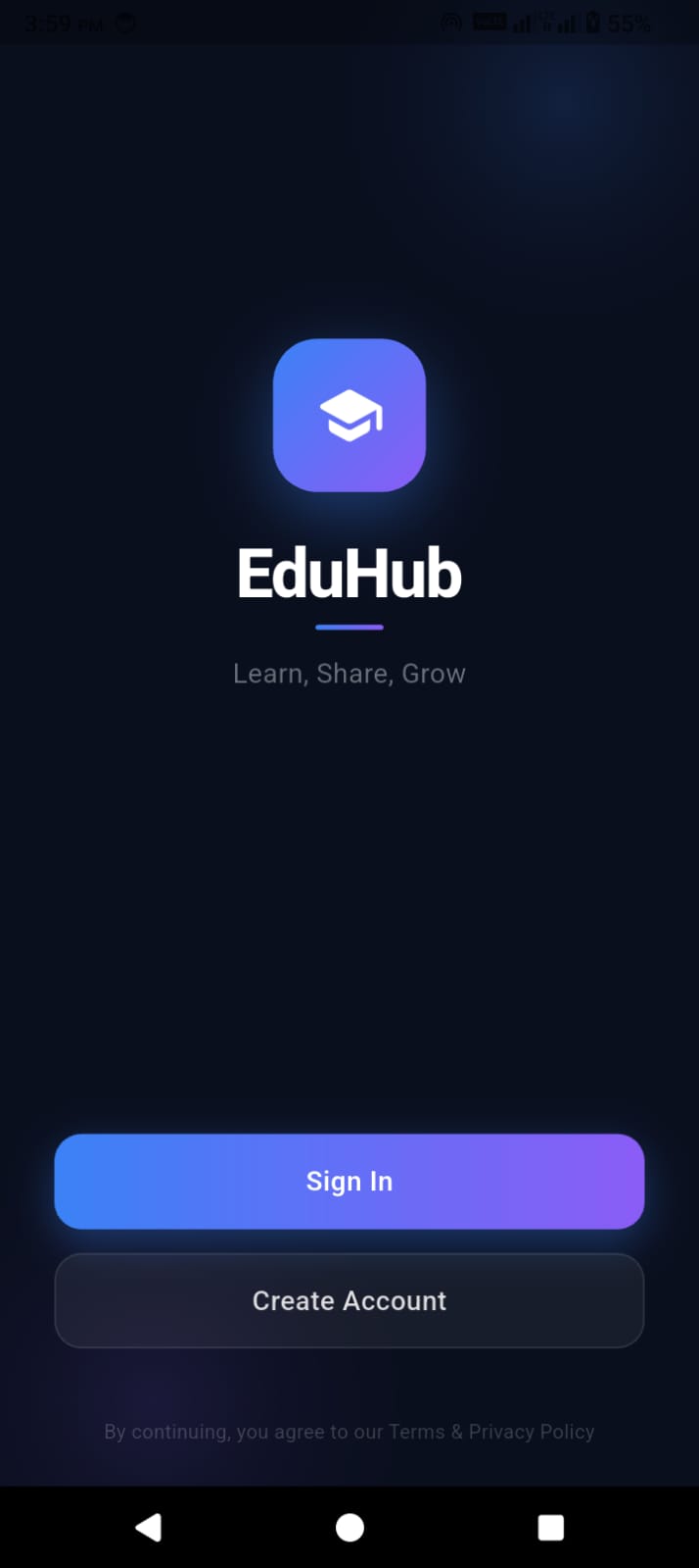 EduHub app screenshot